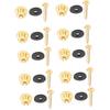 5 Set Guitar Strap Lock End Pins for Bass Ukulele Musical Instrument Peripheral Accessories