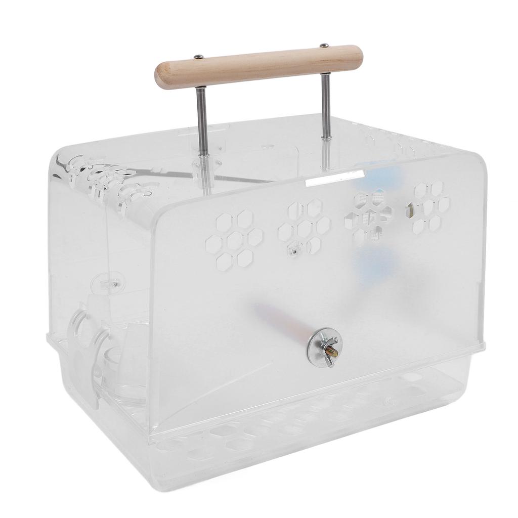 Hamster Carrier Cage Acrylic Bite Proof Portable Small Animal Carry Case for Hamsters Golden Bears