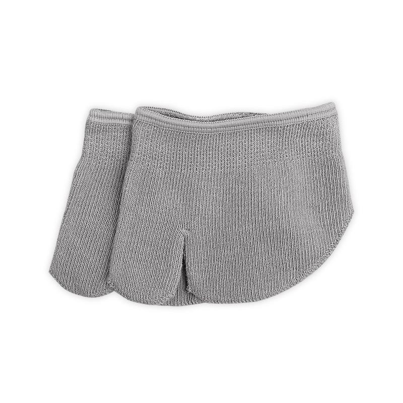 

Breathable Summer Two-Toe Half-Finger Socks: Soft, Skin-Friendly, Non-Slip, Invisible Design to Prevent Rubbing One Size серый