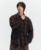 FRIZMWORKS Lyocell Check Relaxed Shirt _ Black