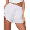 Women's Casual Striped Shorts Casual Loose Sweet Stripe Shorts Homewear Women Clothes