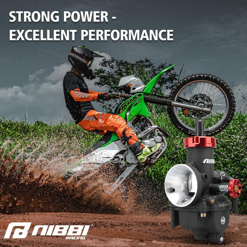 NIBBI PE 24/26/28/30mm Carburetor Motorcycle 2T 4T Engine Carburetors with Main Jets for Yamaha Suzuki Honda Pitbike Modify Part