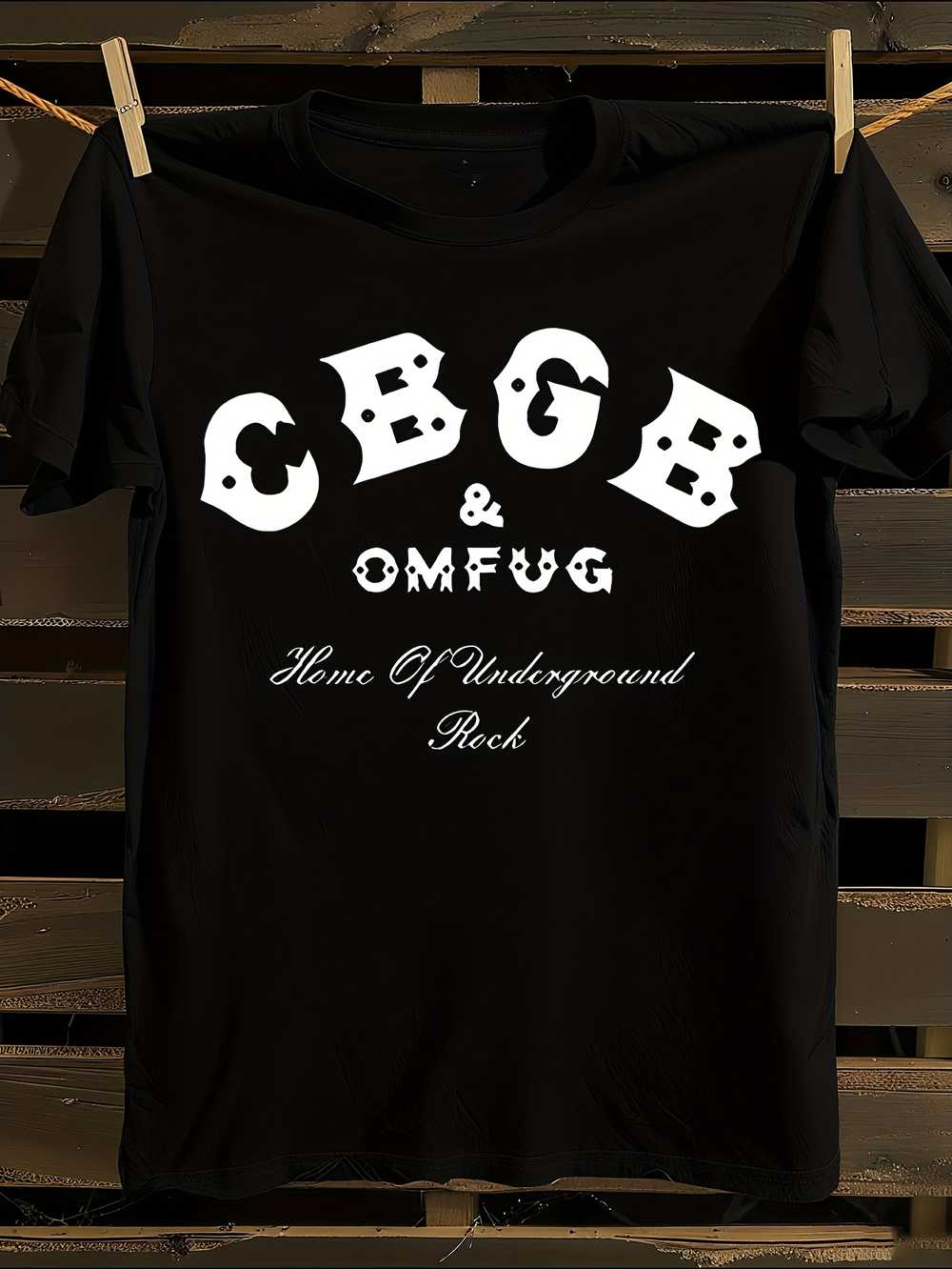 Графическая футболка CBGB & OMFUG в стиле панк-рок XL