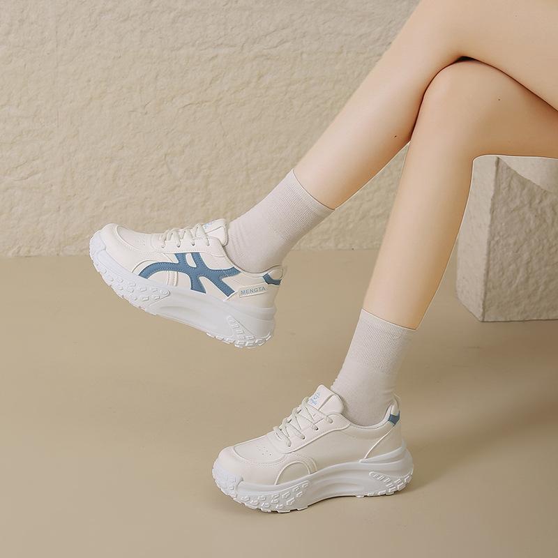 2025 Autumn Breathable Comfortable Casual Womens Shoes Platform Heightening Sneakers Fashion Sports Casual Running Shoes Women