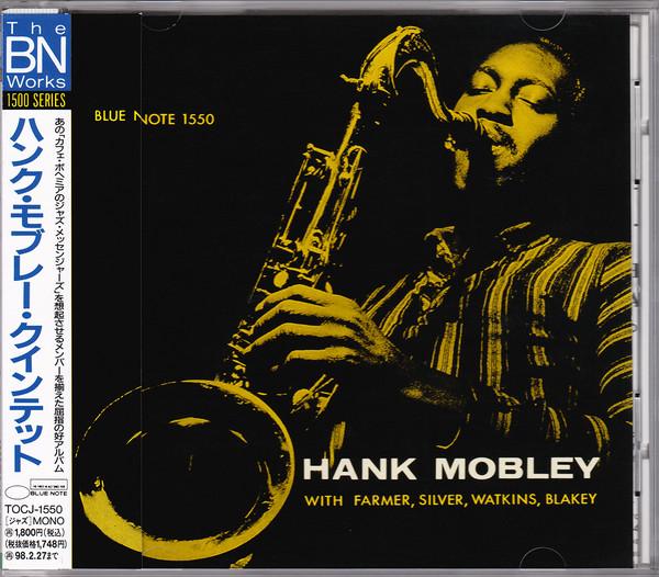 

CD HANK MOBLEY Quintet TOCJ1550BN1550 Blue Note 1996 Japan Jazz Used
