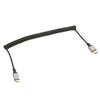 Mini HD Multimedia Interface Spring Adapter Cable 4K 60Hz 18 Gbps Extension Cable for Tablet Camera TV Monitor Mini