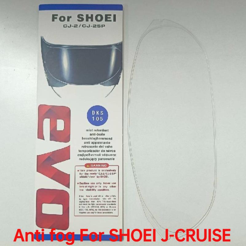 Película antivaho para visor de casco de motocicleta para SHOEI J-CRUISE J-CRUISE 2 J-Force 4