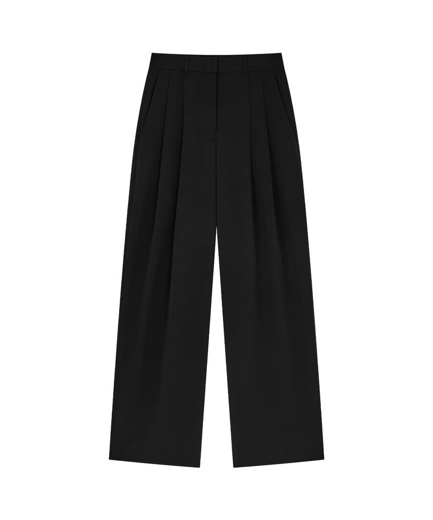 Siyajyu Sipt7205 Breeze Wide Slacks_Black