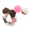 Car Decoration Cute Cartoon Couples Action Figure Figurines Balloon Ornament Auto Interior Dashboard Accessories For Girls Gifts