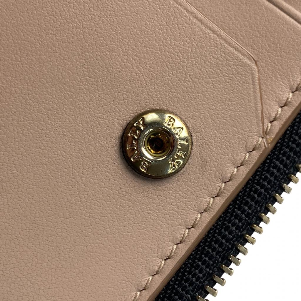 Used BALLYBifold Wallet Black Leather Women