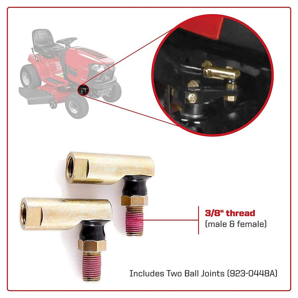 2Pcs Ball Joint Tie Rod End for MTD Cub Cadet Toro112-0917 923-0448A 723-0448A 723-0448 Lawn Garden Tractors Accessories