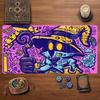 Graffiti Style Little Mage Mouse Pad Playmat 24"X14" MTG TCG Office Desk Mat for Work Game PC Laptop Rug Carpet MousePad