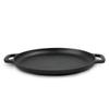 ZISIZ Flat-Bottomed Iron Griddle with Rim