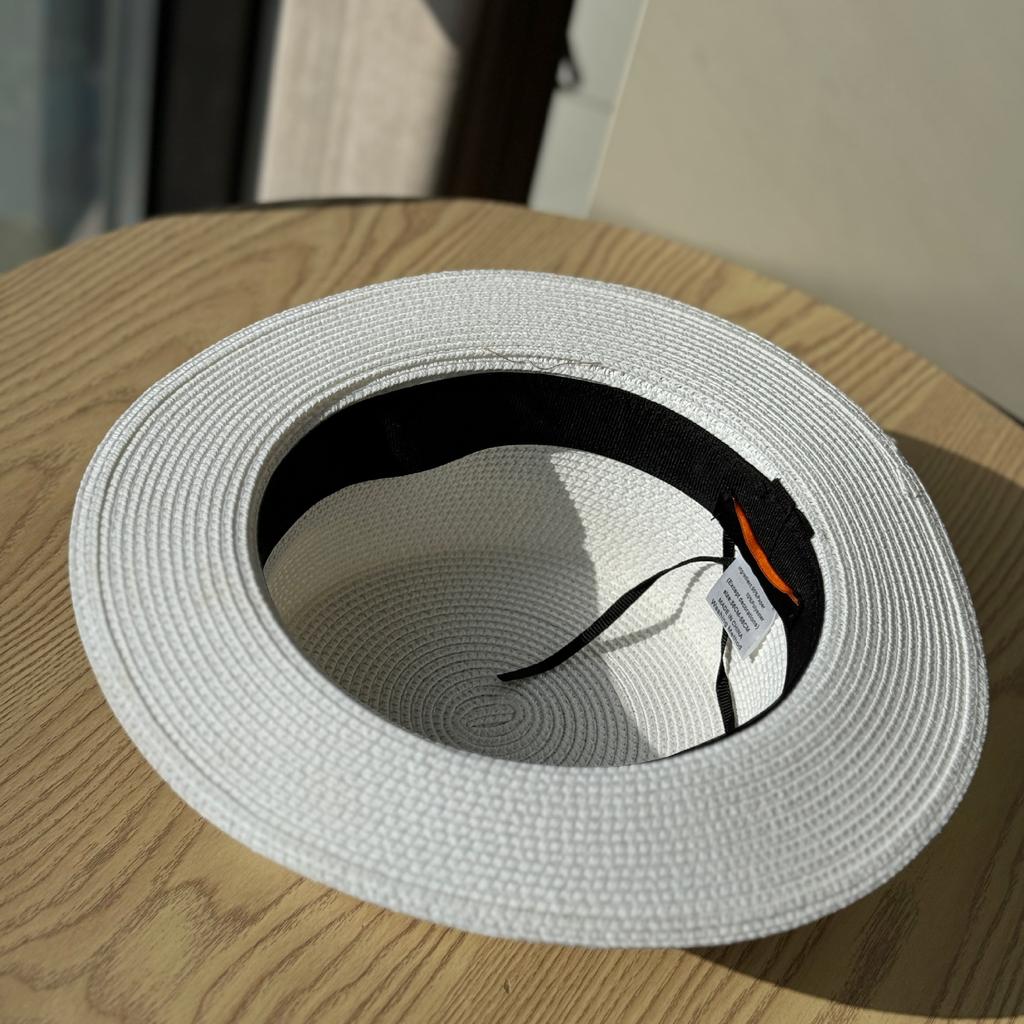 Retro French Polka Dot Top Hat Women's Spring and Summer Sunshade Sunscreen Hat Travel Vacation Straw Hat