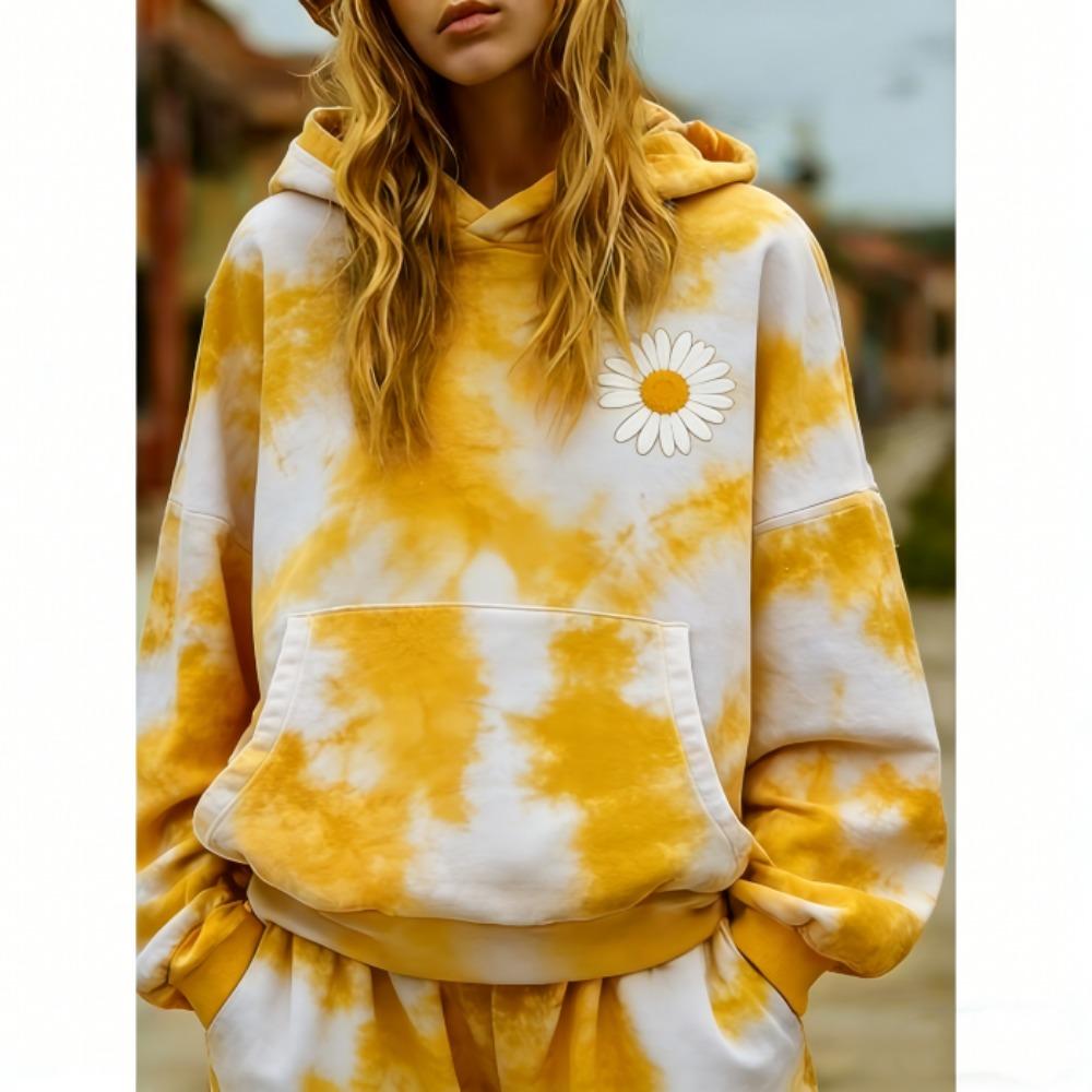 Spring Autumn European and American Retro Street Style Print Hoodie Women Casual Hoodie Streetwear Sweatshirt Women Clothes Top