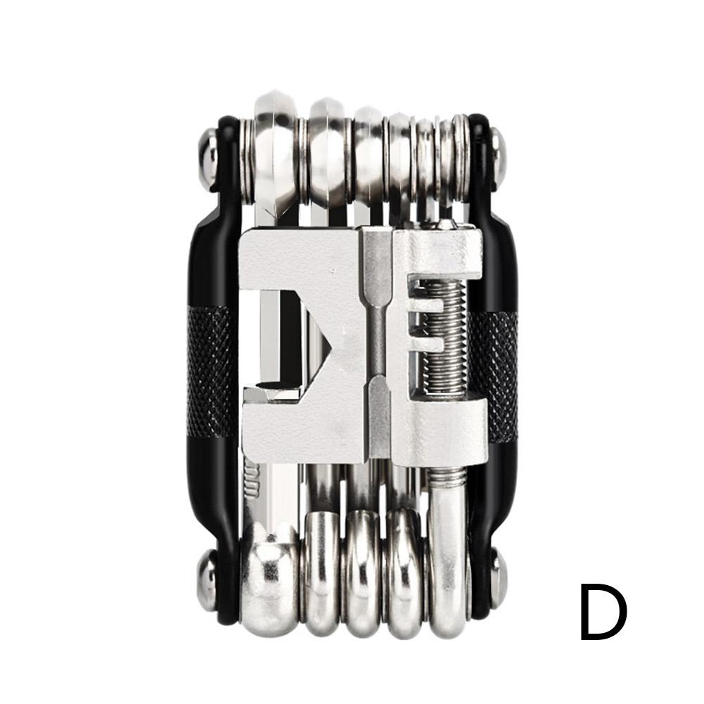 11 In 1 Bicycle Repair Tool Kit Portable Socket Multipurpose Wrench Screwdriver Chain Breaker Motorcycle Bicycle Repair Tools
