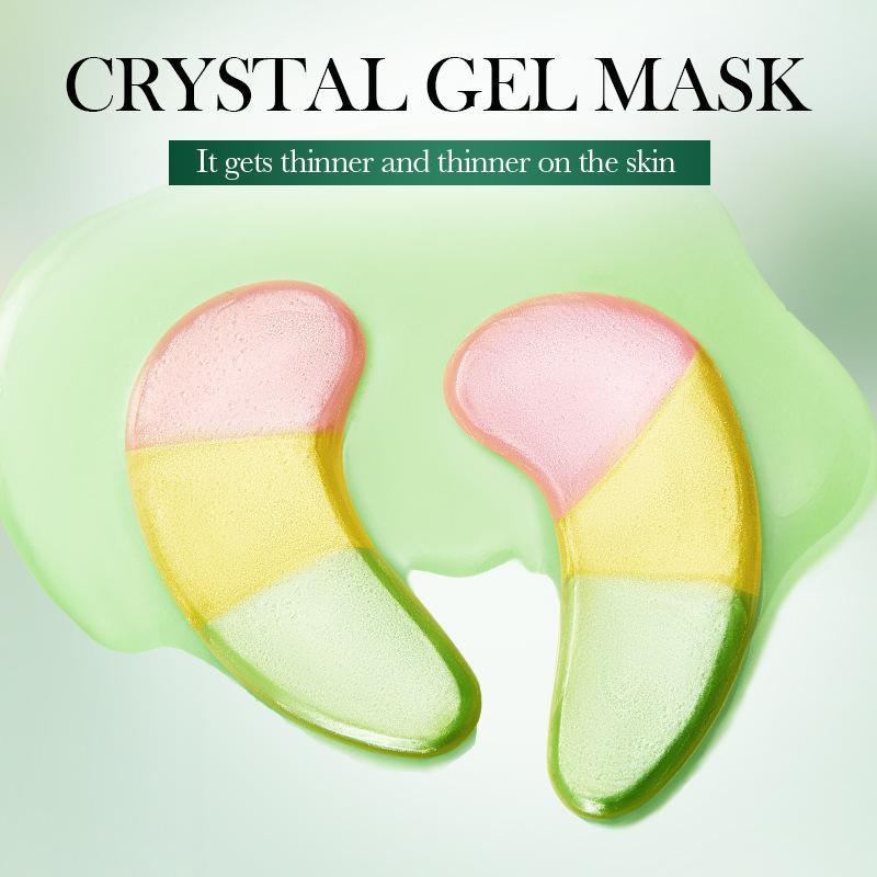 Cherry Blossom Eye Mask Anti Wrinkle Nourishing Improve Eye Bag Lighten Dark Circles Under Eyes Caviar Grape Seed Red Algae Collagen Eye Mask