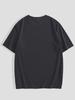 Gothic Style Summer Short-Sleeve T-Shirt Featuring a Demon Guardian Anime Design