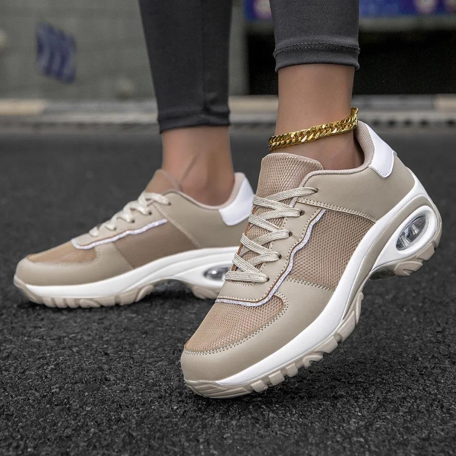 Zewnętrzne Lekkie Buty Codzienne Chodzenie Gruba Podeszwa Platforma Damskie zapatillas de mujer Sneakersy Damskie Oddychające Buty Codzienne