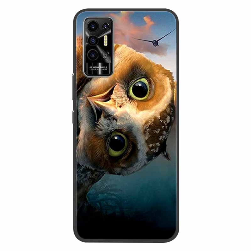 For Tecno Pova 2 Case Pova2 Shockproof Soft silicone TPU Back Cover For Tecno Pova 2 Phone Cases Pova2 2021 Case Cute Cartoon