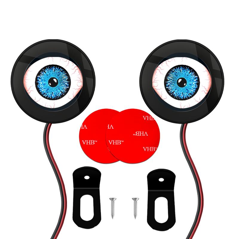 Cool Decoration Dynamic LED Car Headlights Devil Eye LED Car Light Headlight Assembly Modified Eagle Eye Light Cars Accessory