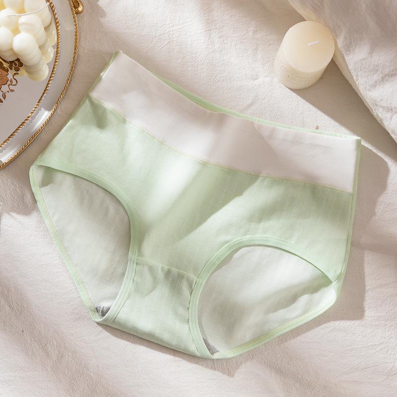 

Женское нижнее белье с высокой талией и однотонным принтом без следов, облегающие брюки с треугольными чашками, дышащее нижнее белье M