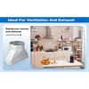 SHGO-Condotto Zincato 3-1/4" X 10" X 6" Per Collegare Raccordi HVAC Kit Sfiato Microonde Transizione Rettangolare a Condotto Rotondo