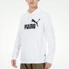 Puma Uformell løstsittende hettegenser for menn Topper Hvit 588709-02