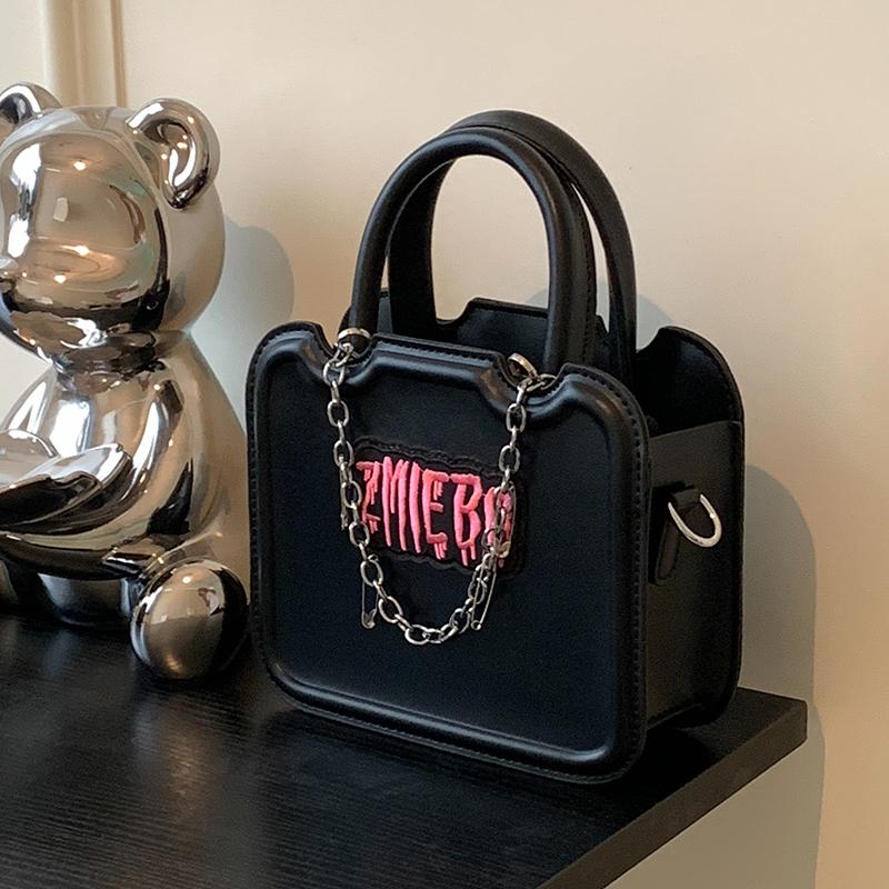 Cool Hot Girls Crossbody Bags Pu Leather Ladies Top-handle Bags Handbags Purse Fashi Vintage Shoulder Messenger Bags for Women