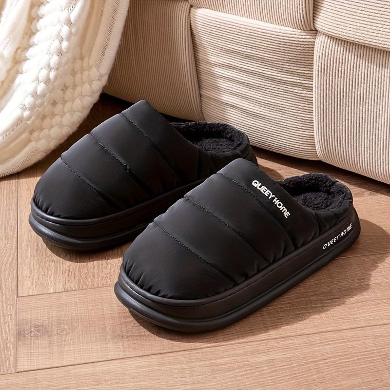 

[Противоскользящие] Мужские зимние домашние тапочки | Противоскользящие | Толстая подошва | Новые | Для дома | Домашние | Тканевые | Теплые 40-41