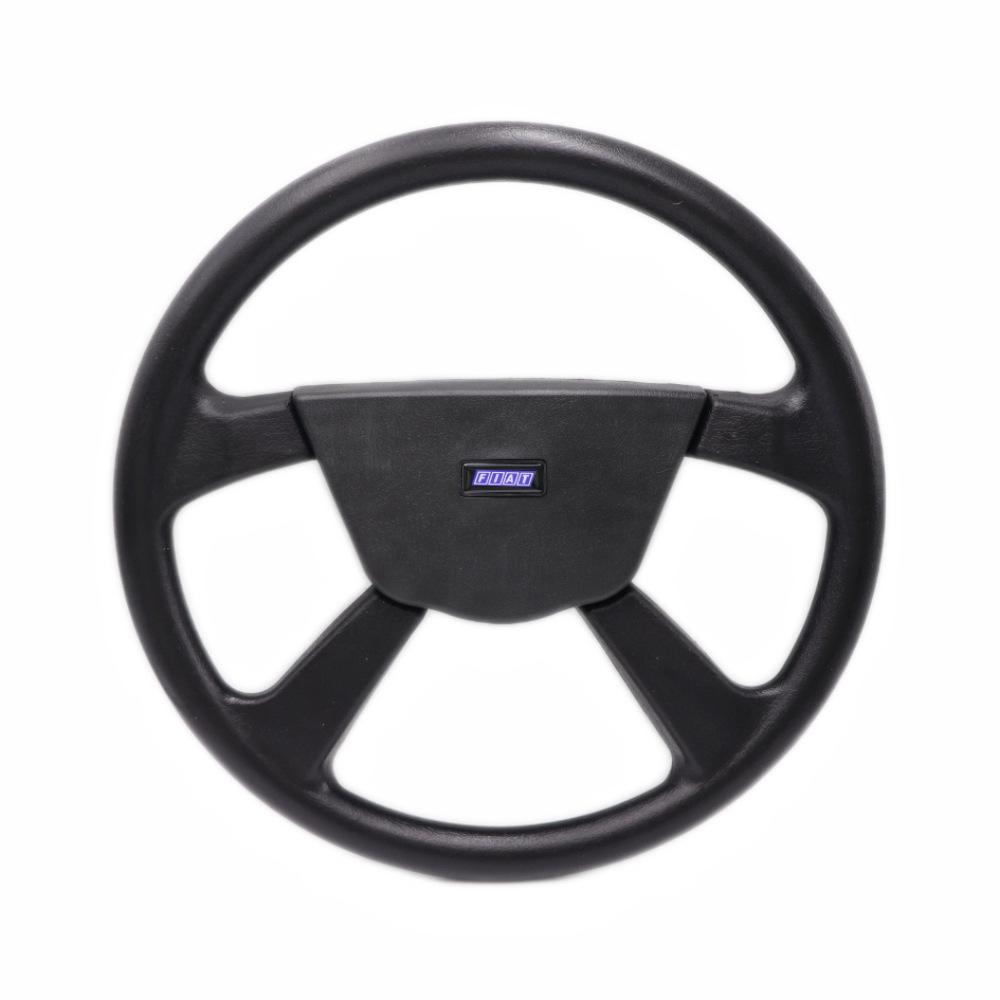 Large 38CM PU Steering Wheel Cover for Fiat чёрный