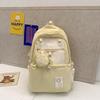 Schoolbag high value Mori fresh and sweet girl heart travel backpack large capacity contrasting color primary and secondary school students cute