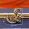 Greek Brass Ancient Statue Medusa Mythology Figure Snake Woman Sculpture Decoration Cobra Figurine Home Office Desktop Ornaments