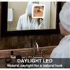 10X Magnifying Lighted Makeup Mirror Daylight LED Vanity Mirror Compact Cordl Locking Suction 6.5 Wide 360 Rotation Portable Il