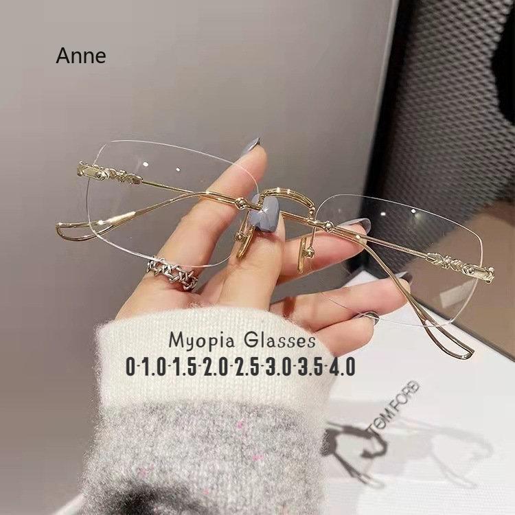 Anti Blue Light Short Sight Eyewear Women Men Ultralight Finished Myopia Glasses Optical Near Sight Eyeglasses Diopter 0 To -4.0