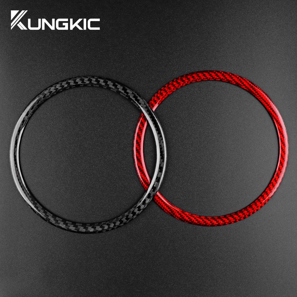 Real Hard Carbon Fiber Sticker For Fiat 500 Abarth 595 695 2008 2009 2010 2011-2018 2019 2020 2025 2025 2025 Steering Wheel Ring