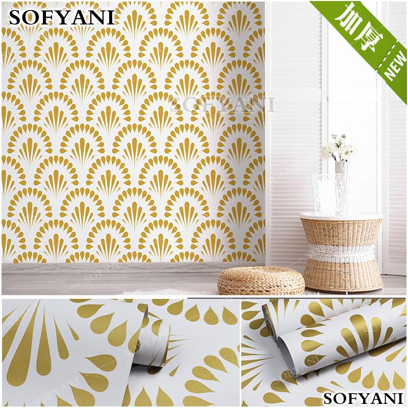 Self adhesive vinyl wallpaper thickened modern bedroom livingroom background wall old furniture wardrobe dormitory table sticker