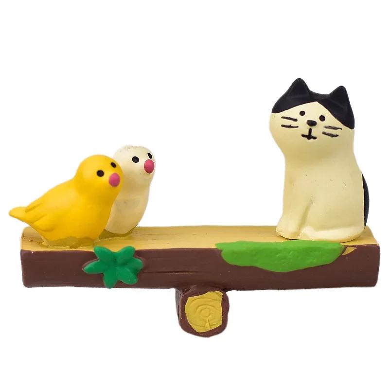 1pc Japan Zakka Spring Garden Japan Miniature Figurines Resin Craft Toys Bookshelf Decoration Collectible Scene Decoration