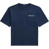 Polo Logo Crew Neck Drop Shoulder Short Sleeve T-Shirt Men Tops Navy-Blue 710964714-002