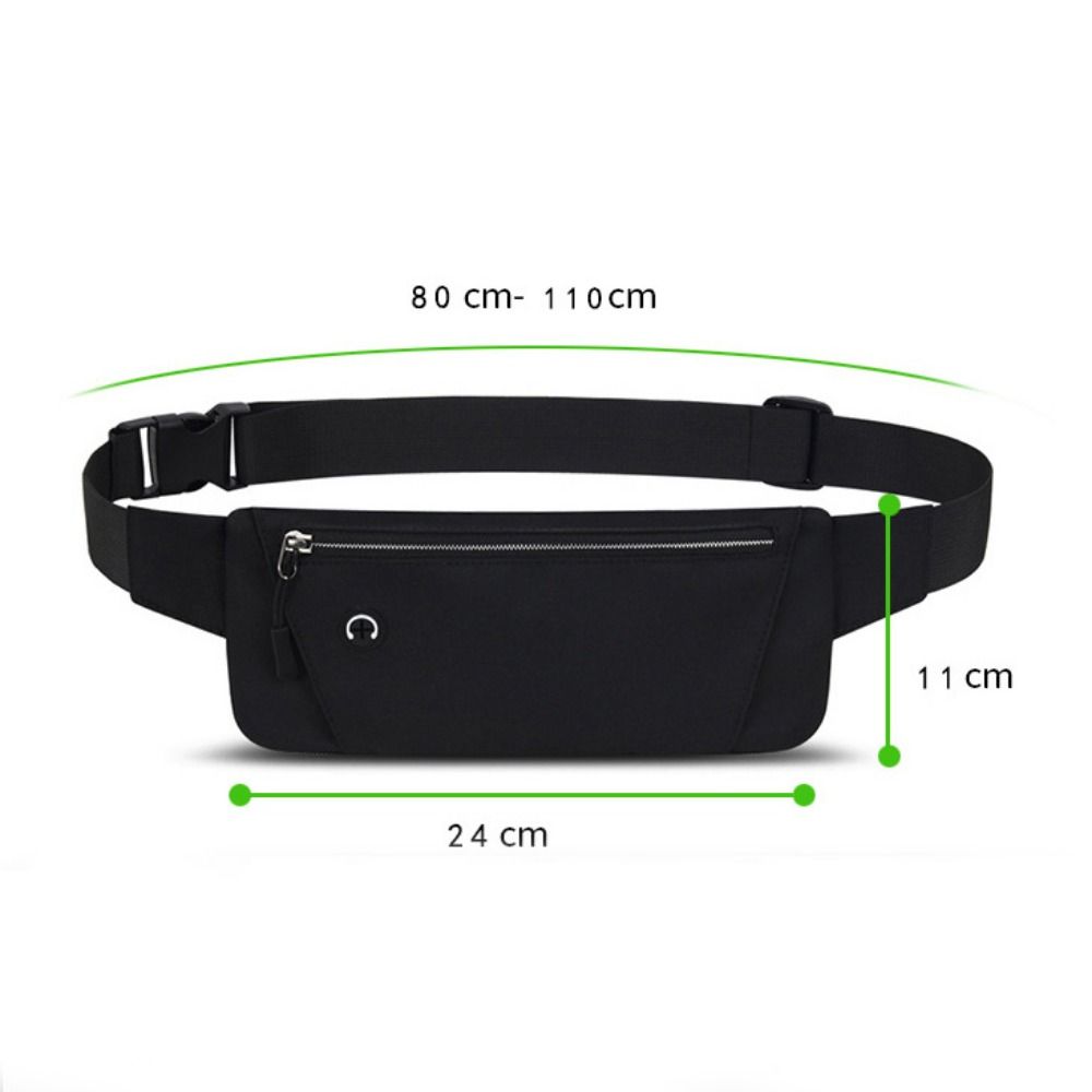Waterproof Running Waist Bag Lightweight Adjustable Running Phone Waist Bag Invisible Portable Sports Belt Pouch