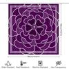 Vintage Purple Peony Shower Curtain Waterproof Fabric Home Decor Bathroom Decorations Wall Hanging For Bathtub