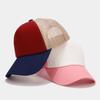 High Quality Low MOQ 5 Panel Unisex Blank Trucker Hats Cotton Fabric Adjustable Size Curved Brim Mesh Baseball Trucker Cap
