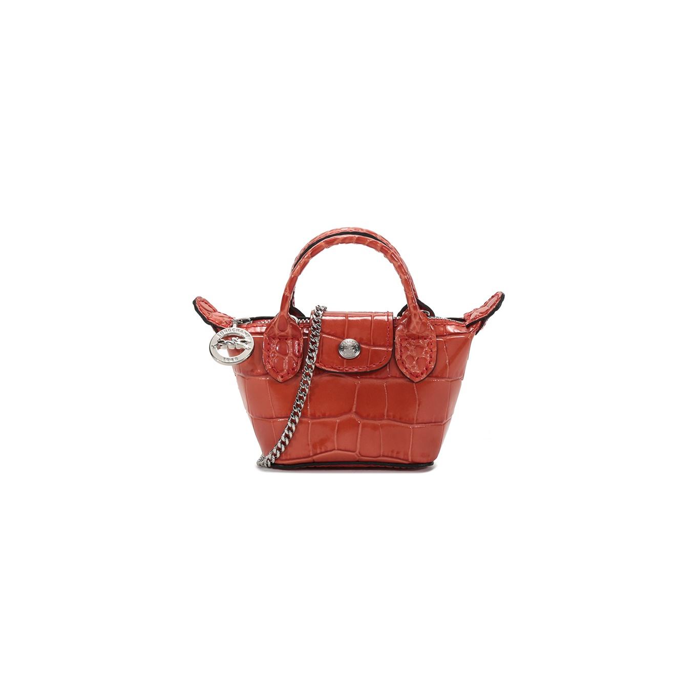 

Longchamp Le Pliage Cuir Chain Leather Mini Wallet Dumpling Bag Handheld Crossbody Bag Women bags Brown 10099HVC838 Basic Set (Bag+Dust Bag)