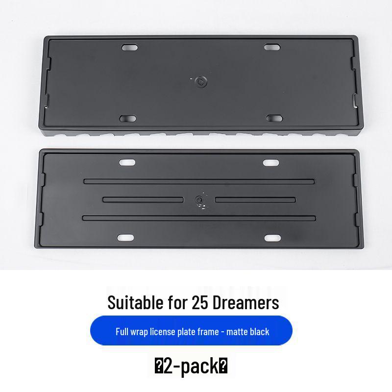 Universal License Plate Frame for Lantu Dreamer - Fits 25 New Models, Protects & Displays License Plates