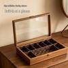 High-Grade European Solid Wood Jewelry Box with Compartments for Rings and Necklaces