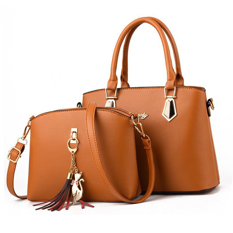 2024 Fashionable Mother-and-Child Large Korean Style Shoulder Handbag