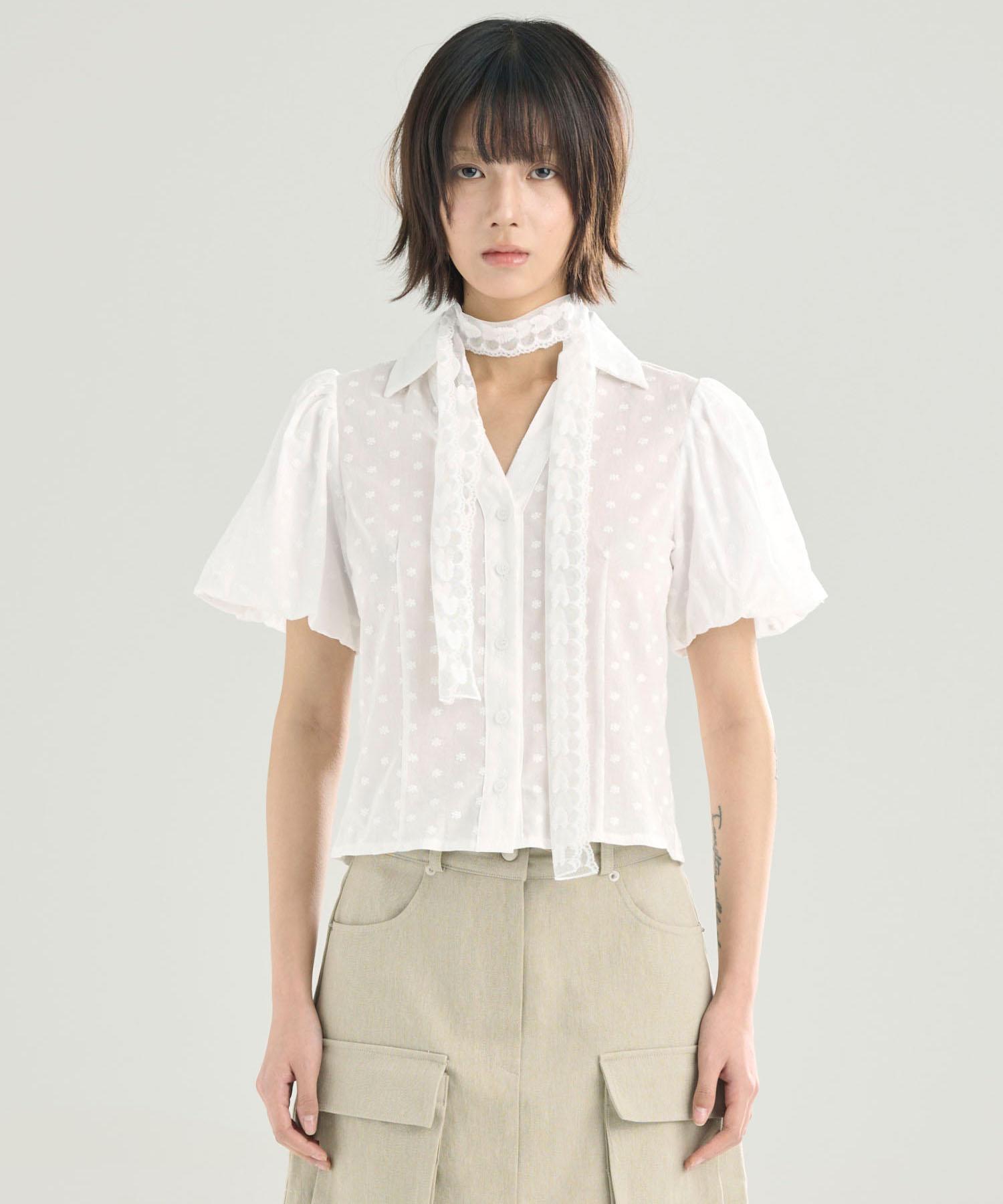 Sunnid Puff Shirt White White/Free