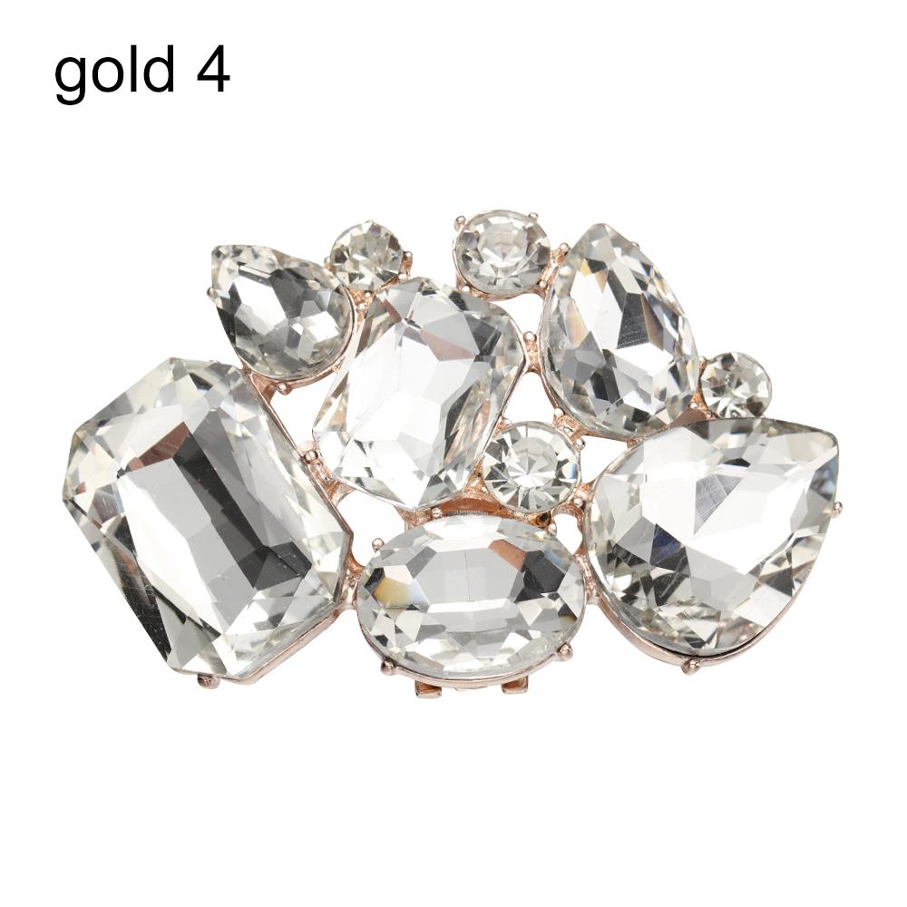 1PC European Fashion Crystal Shoe Clip Transformation Style Women's Shoes Decorations Rhinestone Charm Clothing Collocation