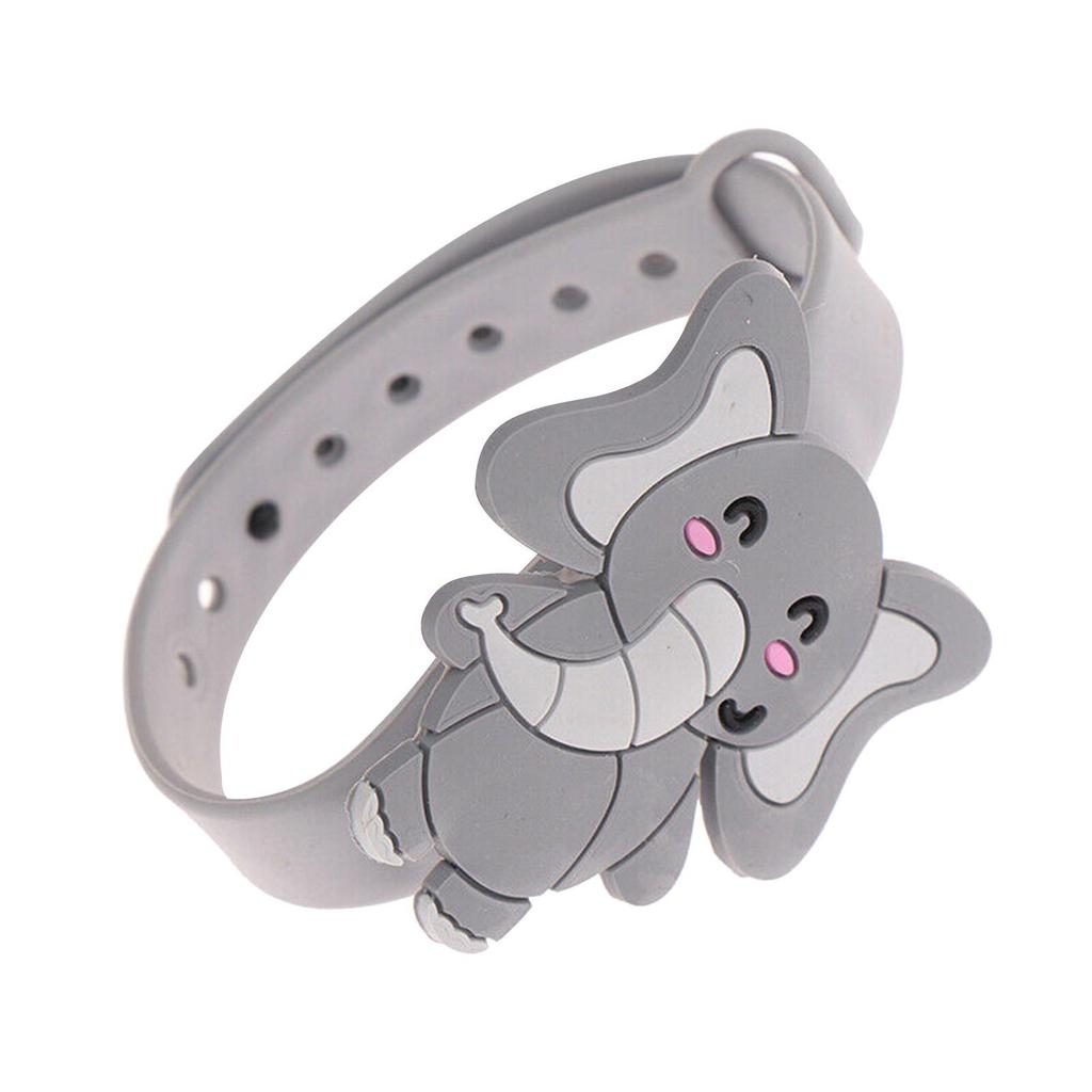 Cartoon Animal Mosquito K-iller Silicone Wristband Children KIDS Summer Mosquito Repellent Bracelet