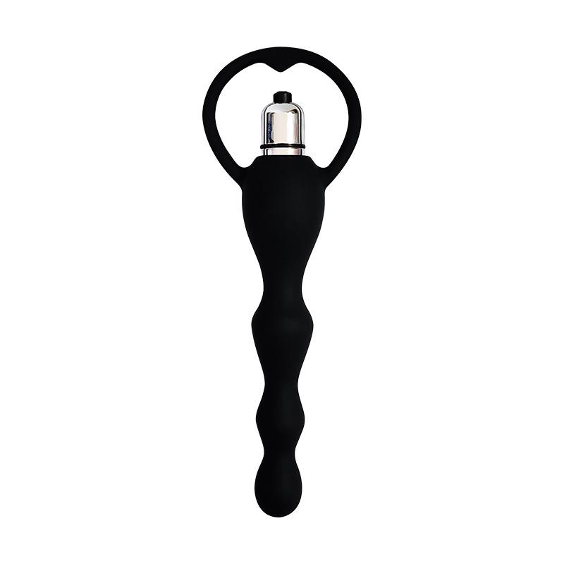Silicone Vibrating Anal Beads - Adult Backdoor Toy